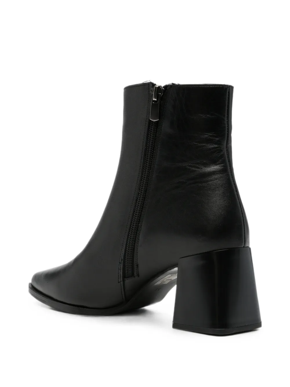  Sergio Moretti Firenze Pointed-toe Zip-fastening Boots - Negro 