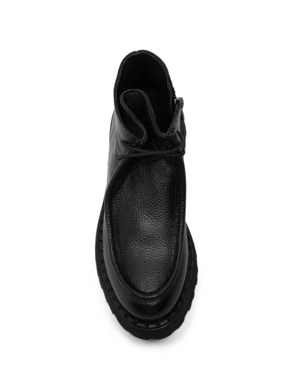 SERGIO MORETTI FIRENZE zip-fastening leather desert boots Zwart