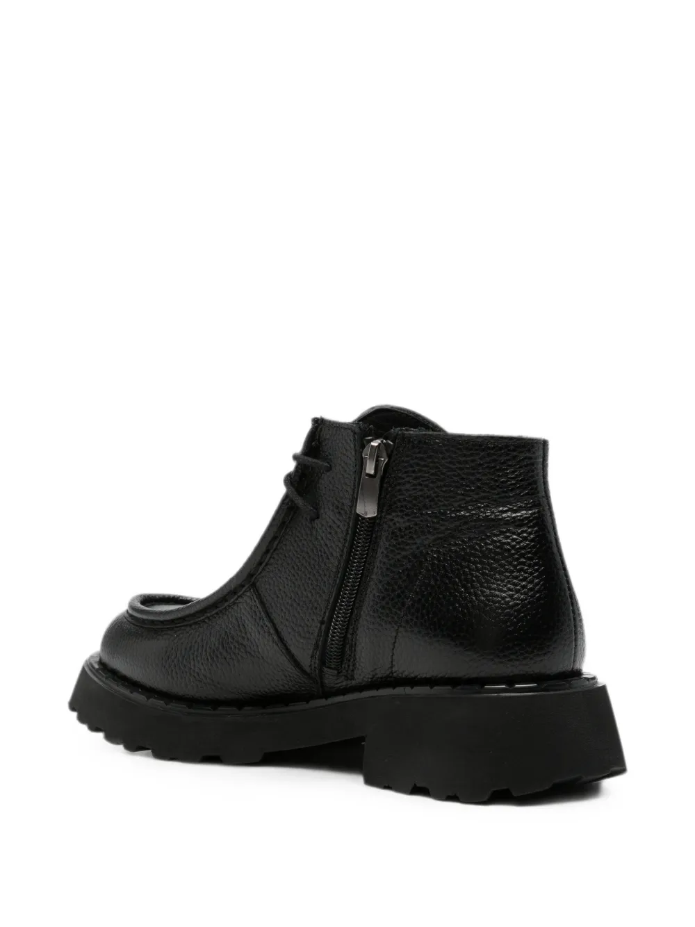 SERGIO MORETTI FIRENZE zip-fastening leather desert boots Zwart