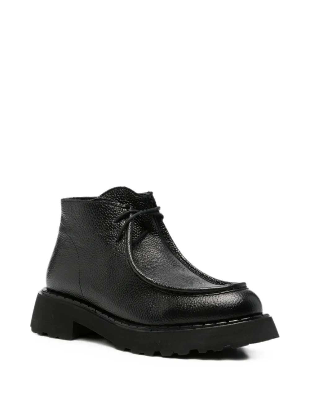 SERGIO MORETTI FIRENZE zip-fastening leather desert boots Zwart