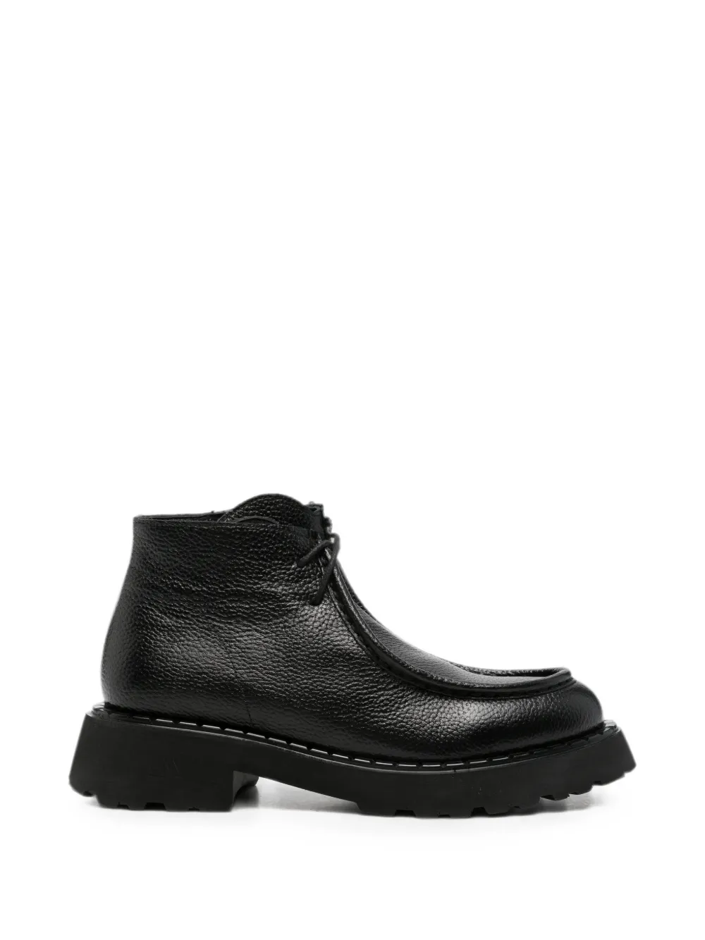 SERGIO MORETTI FIRENZE zip-fastening leather desert boots Zwart