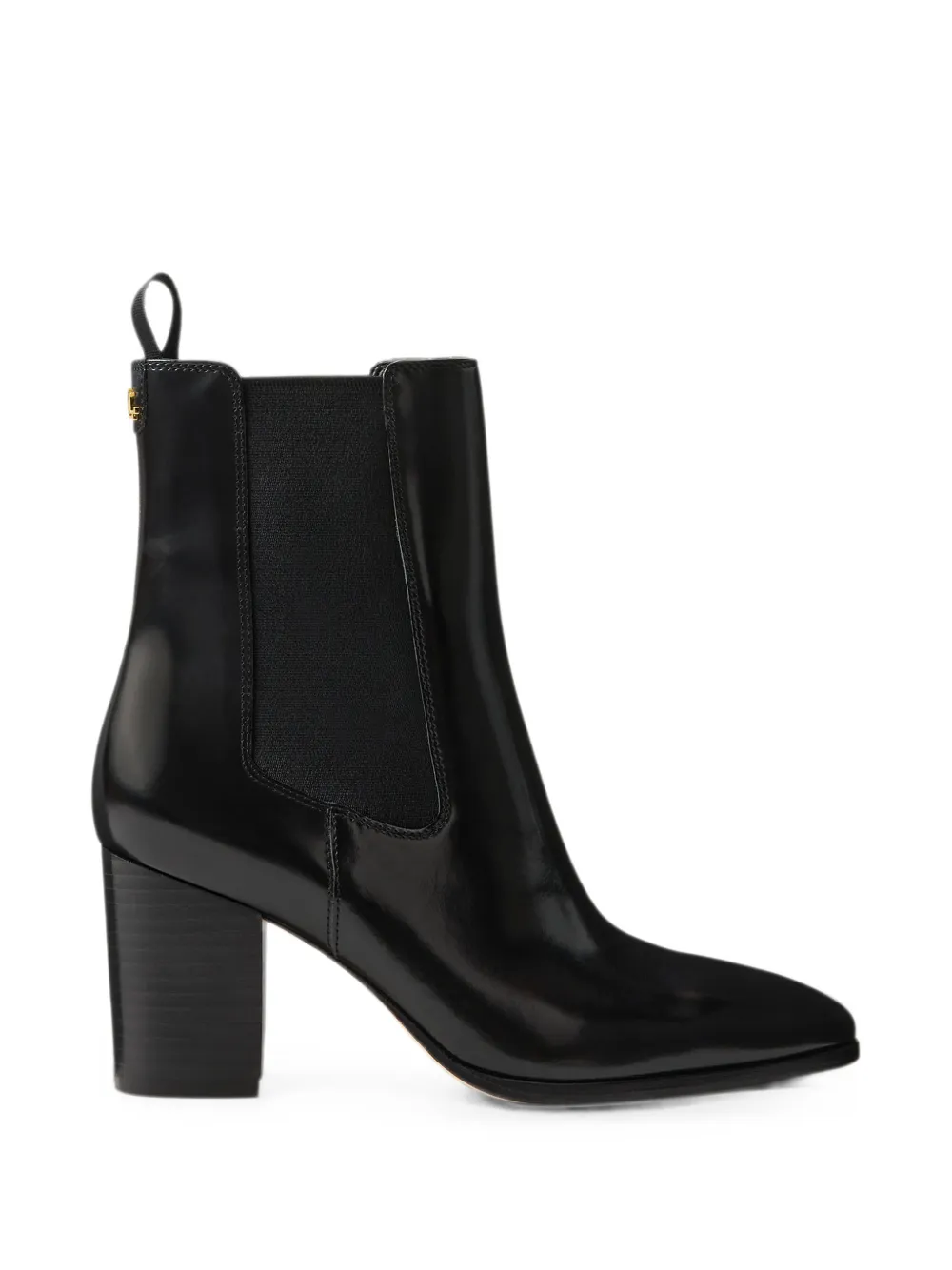 Lauren Ralph Lauren Raelynn glazed leather boots - Nero