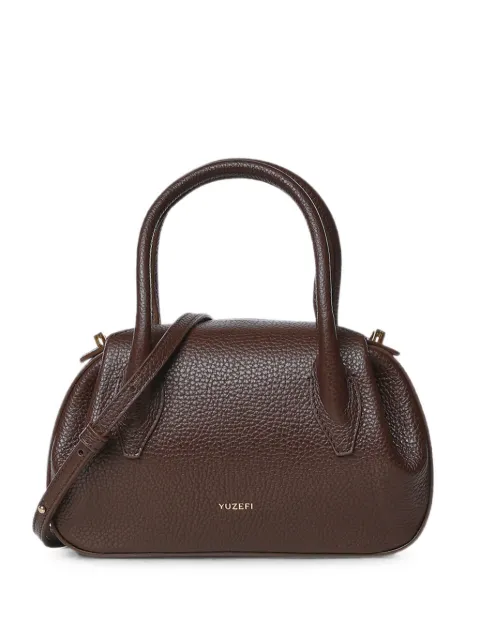 Yuzefi mini Oyster Duffle pebbled handbag