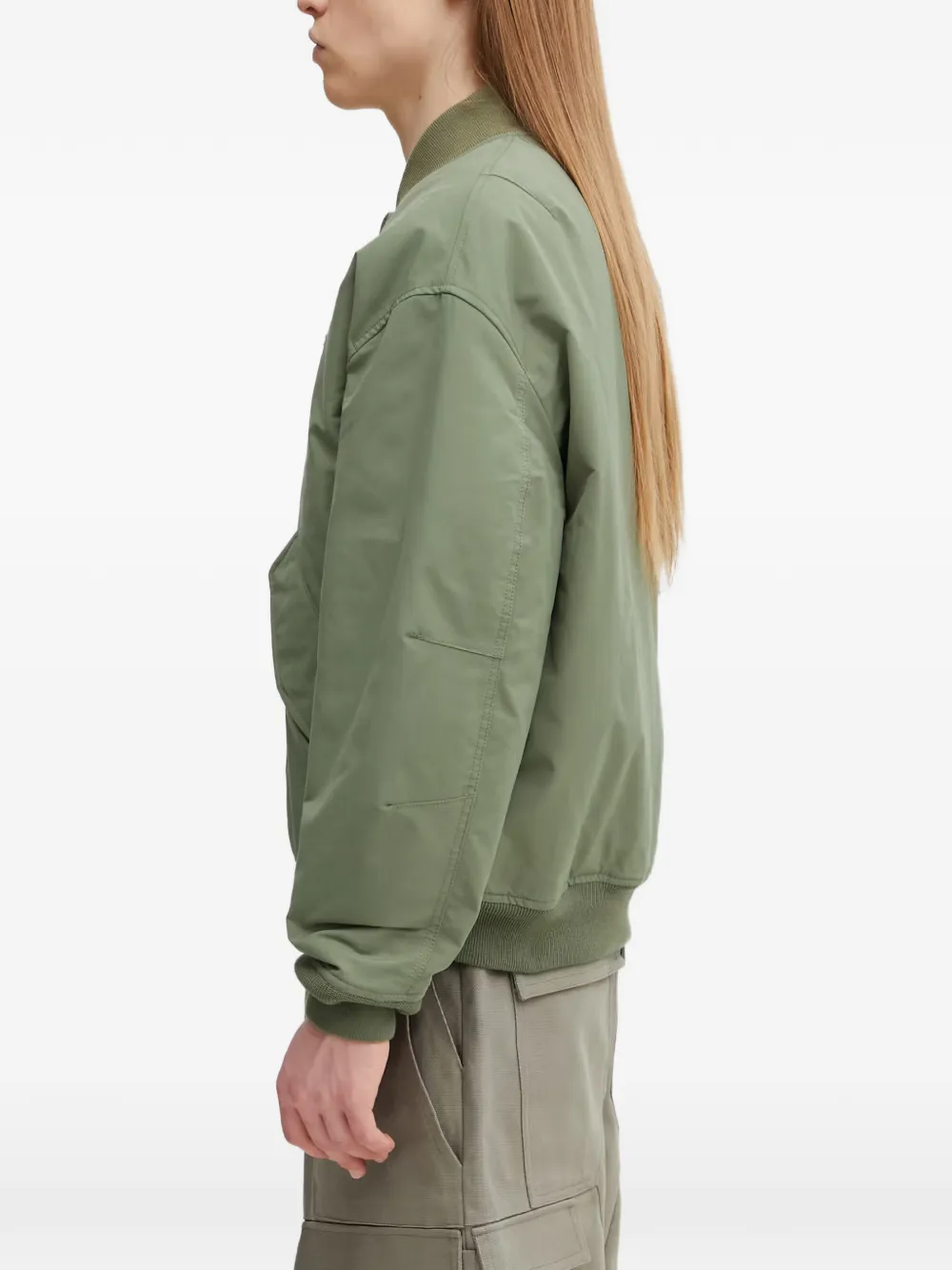  Lacoste Logo-patch Bomber Jacket - Verde 