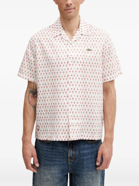 Lacoste camisa con raqueta de tenis estampada de Lacoste x Roland Garros