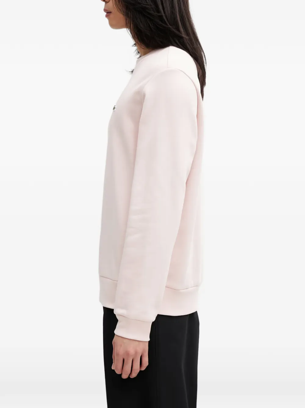 Lacoste Sweater met logopatch Roze