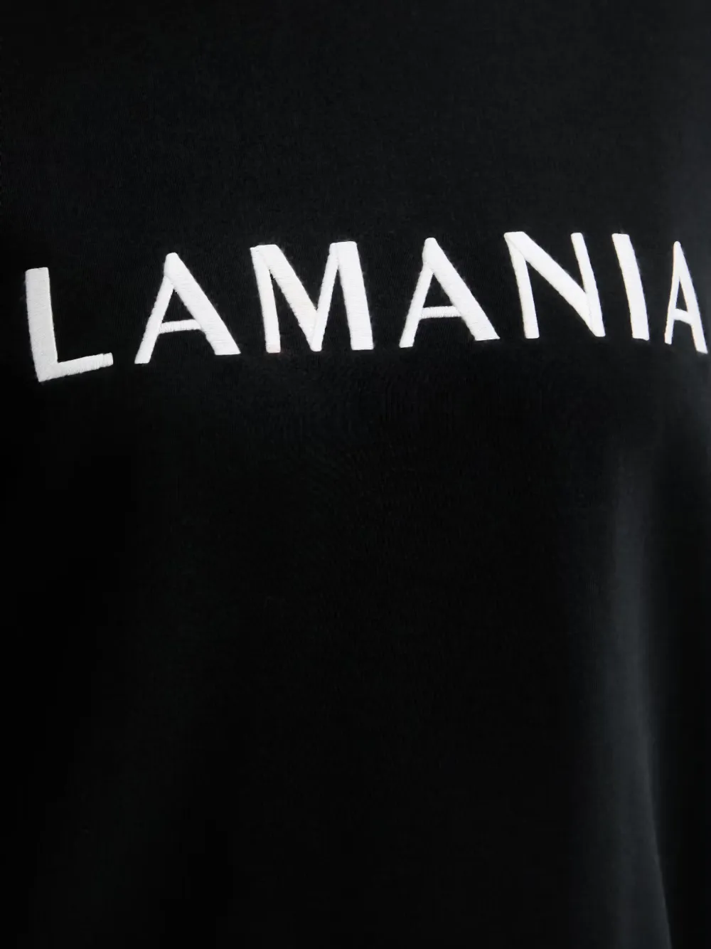 La Mania Chill sweater met logoprint Zwart