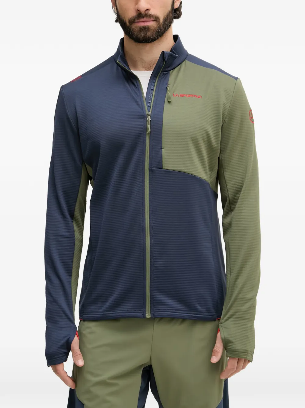 La Sportiva Chill Thermal Jkt colour-block zip-up jacket - Blau