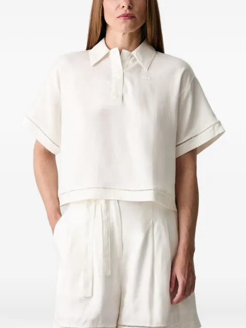 Lacoste logo-patch short-sleeve polo shirt
