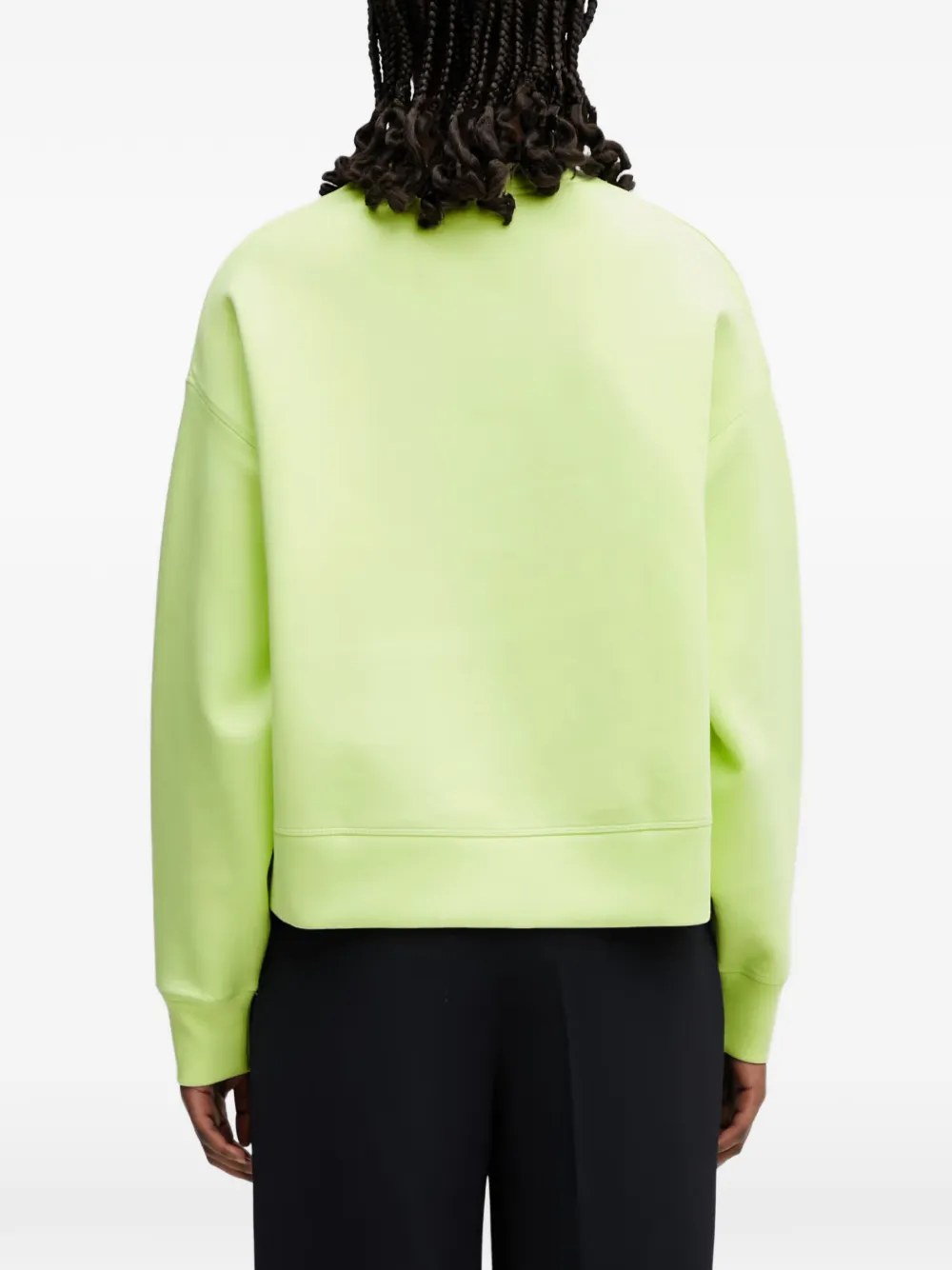 Lacoste Sweater met logopatch Groen