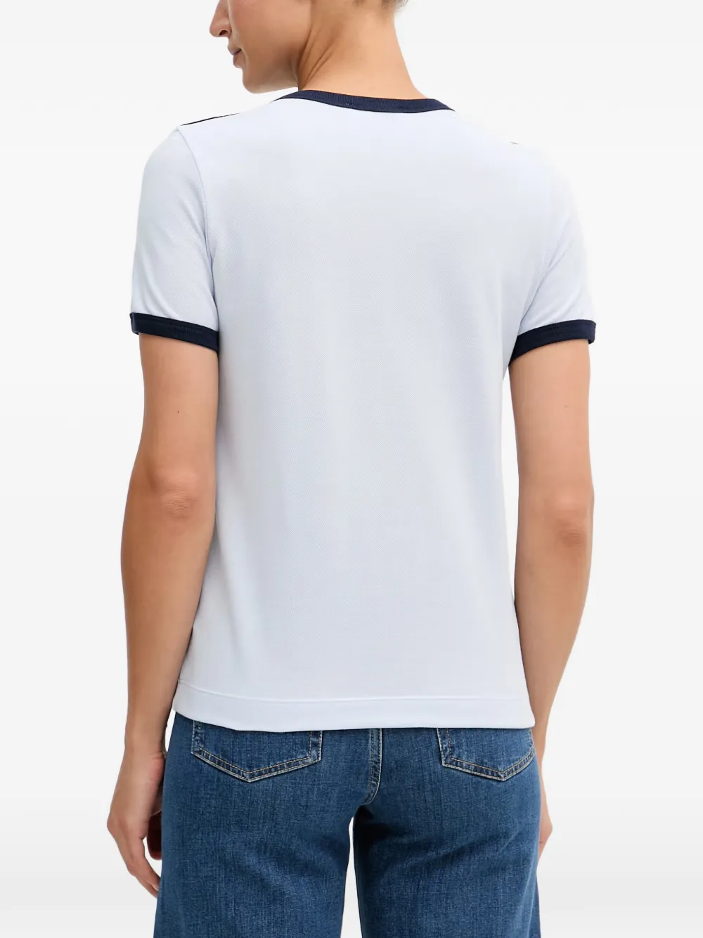 Lacoste T-shirt met logopatch Blauw