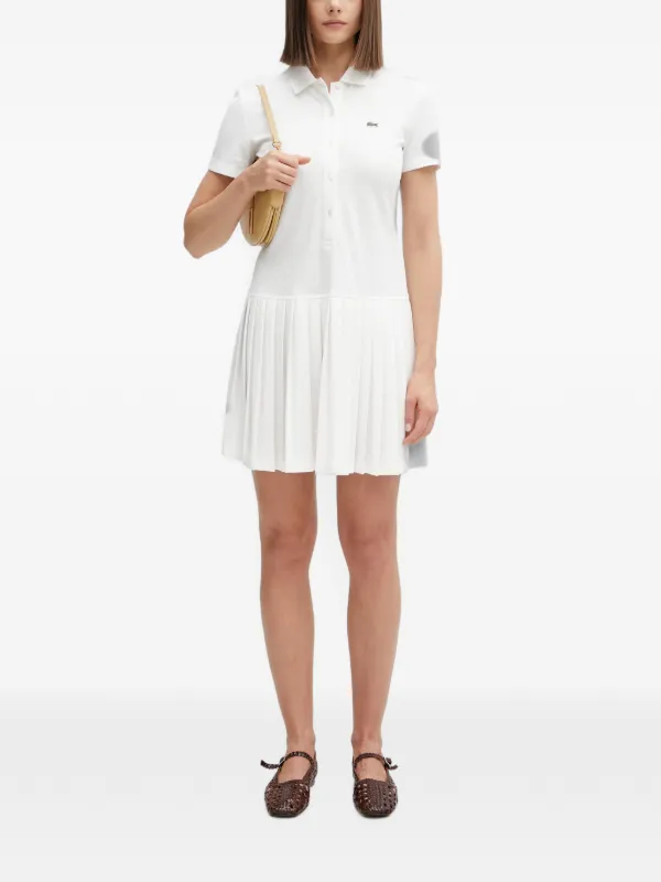lacoste dress women Women's Flared Mini Pique Polo Dress, Navy Blue, 2 at Amazon Women's Clothing store including a branded waistband and a signature crocodile. LACOSTE USA Women's Midi Polo