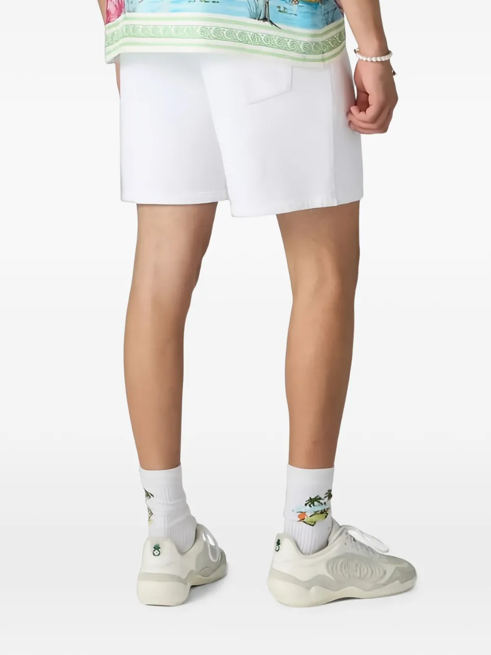 Casablanca Hotel Emblem shorts Wit