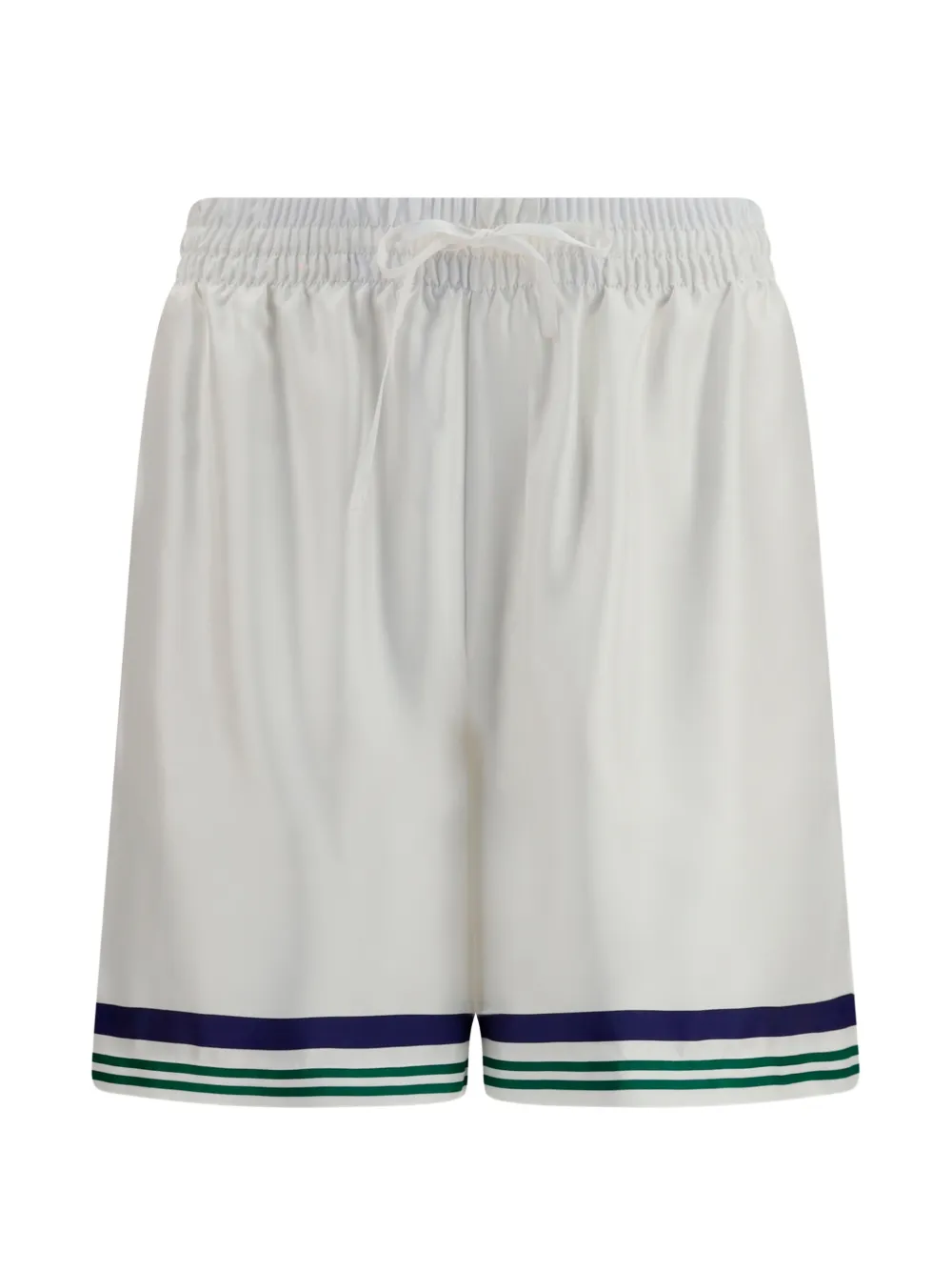 Casablanca Hotel Emblem deck shorts - White