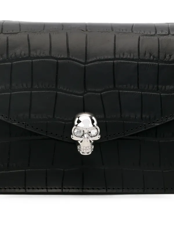 Alexander McQueen Skull Mini Shoulder Bag In Black | Black | FARFETCH
