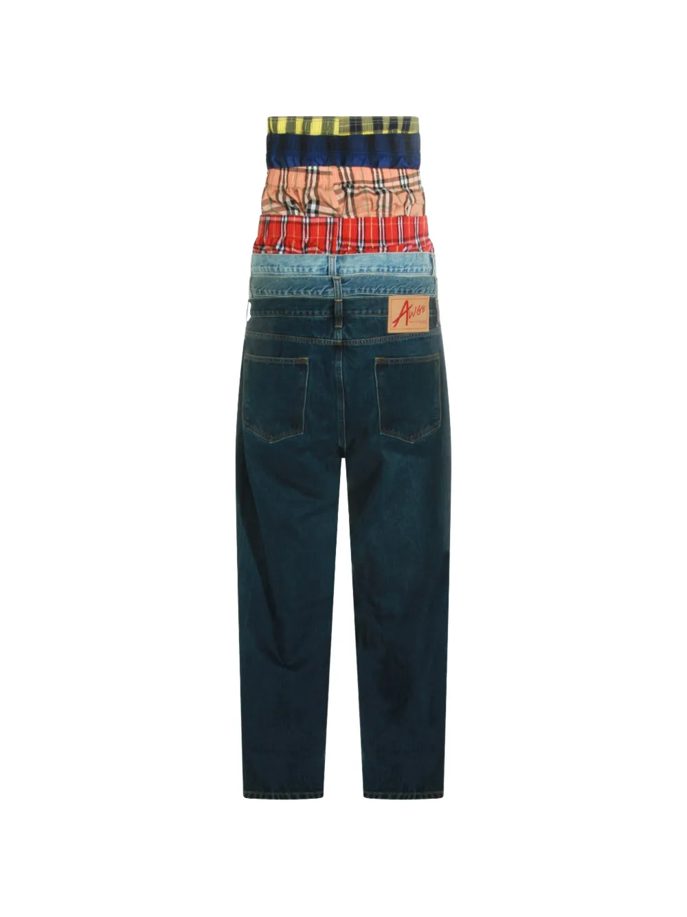  Awge Vaqueros A Capas - Azul 