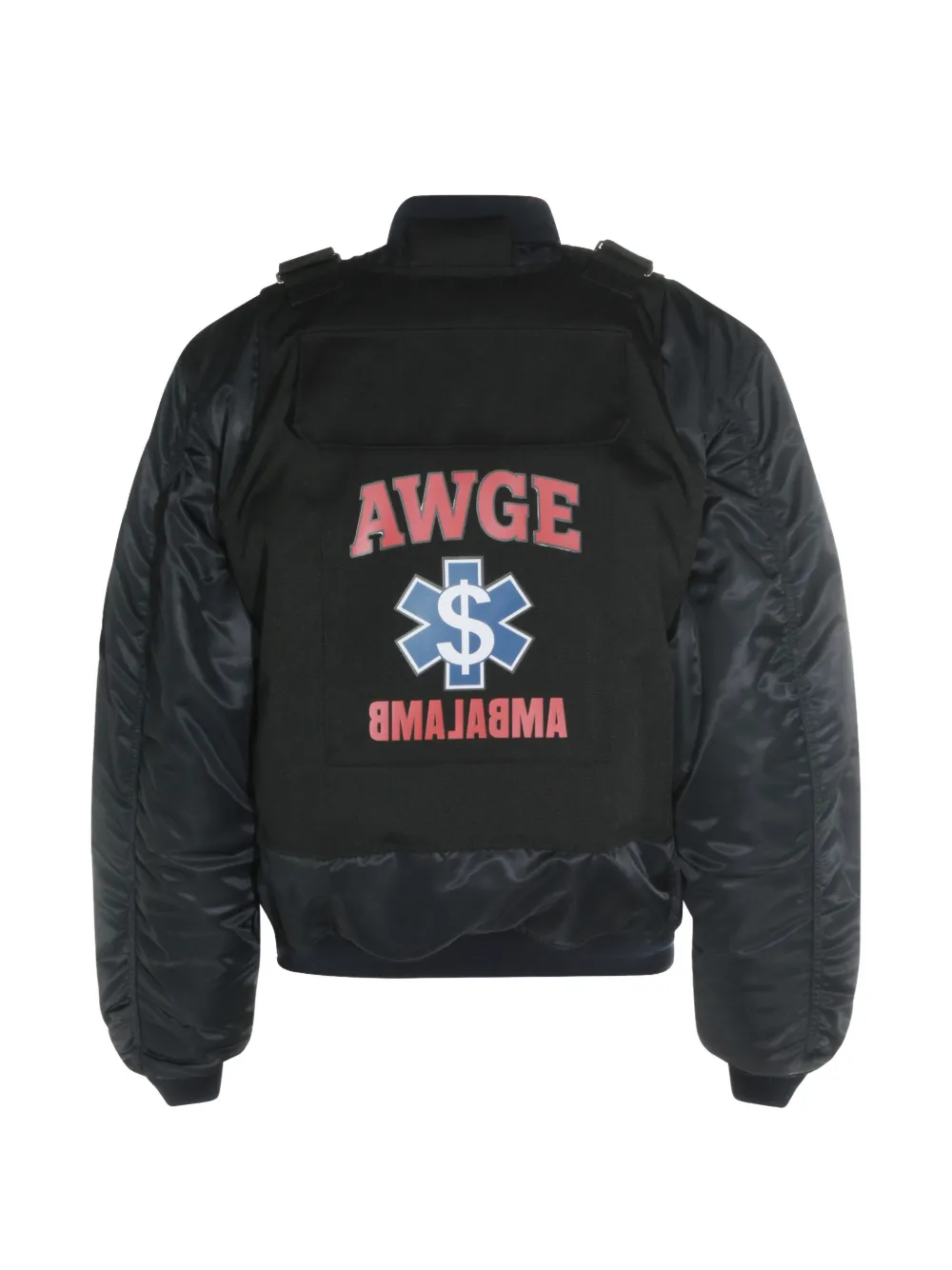  Awge Chaqueta Con Logo Estampado - Azul 