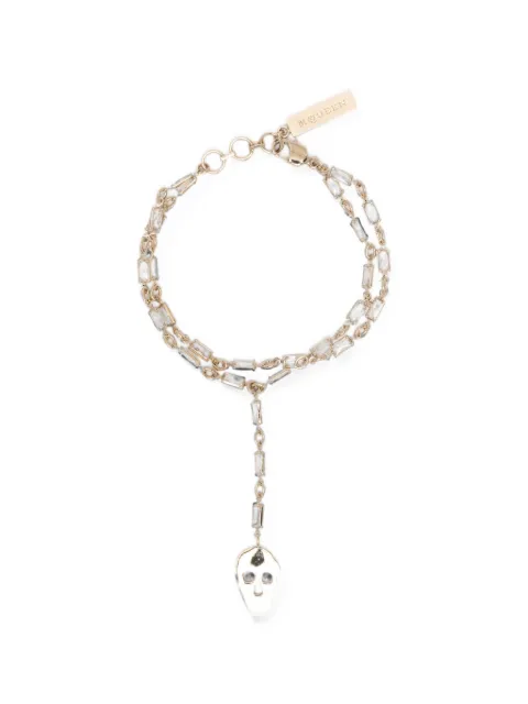 Alexander McQueen Skull crystal-embellished bracelet