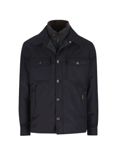 Moorer pocket button-up jacket