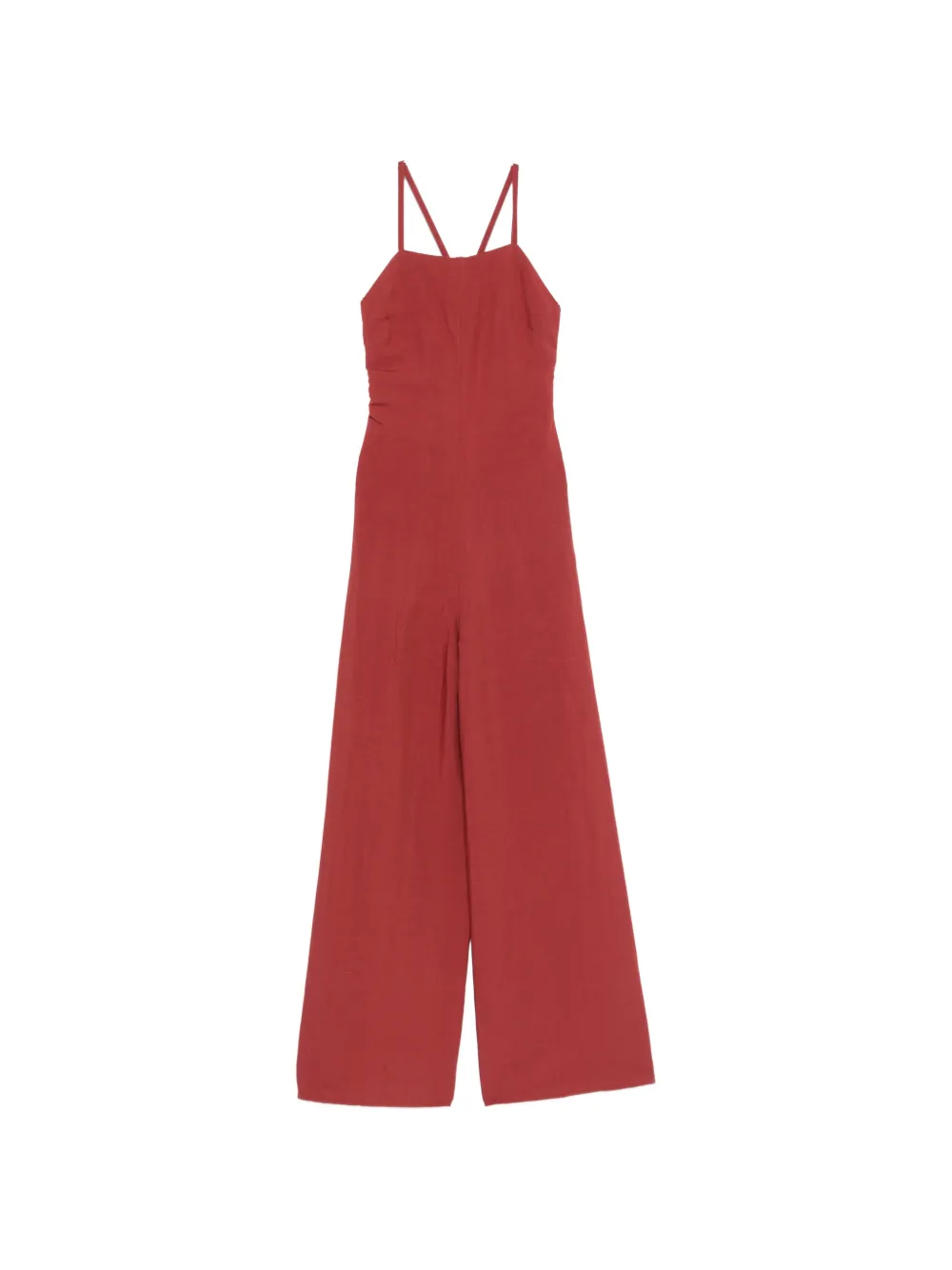 MOUTAKI tie-back wide-leg jumpsuit - Rosso