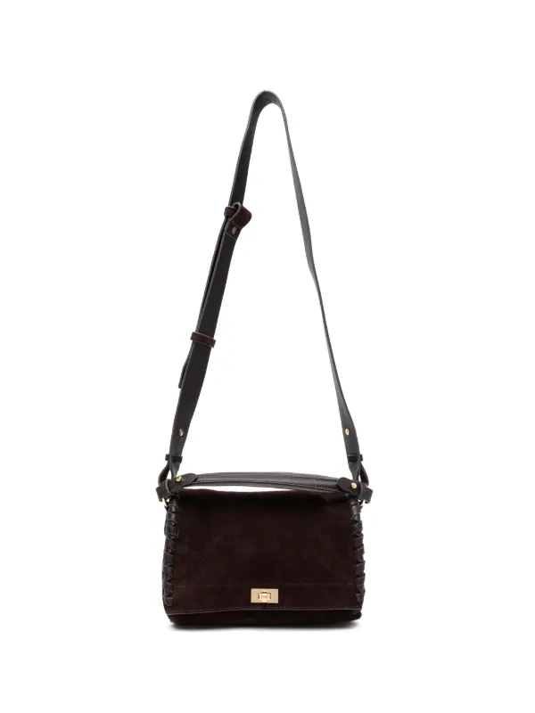 Anya Hindmarch Mortimer Whipstitch-trim Cross-body Bag in Brown