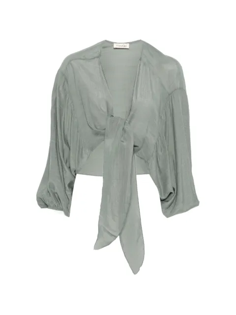 MOUTAKI tie-front cropped jacket