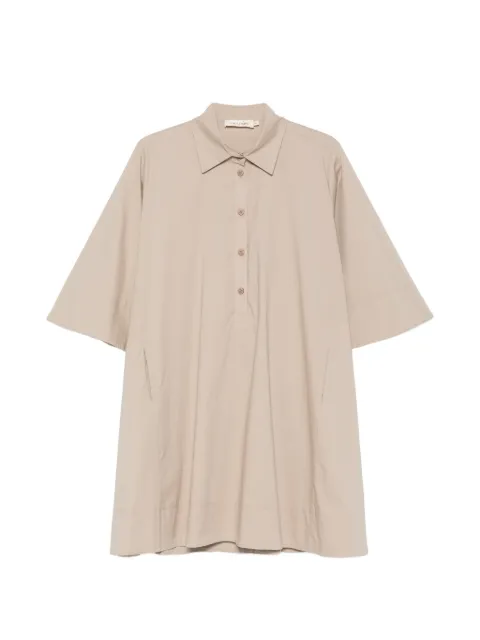 MOUTAKI button-placket mini shirt dress