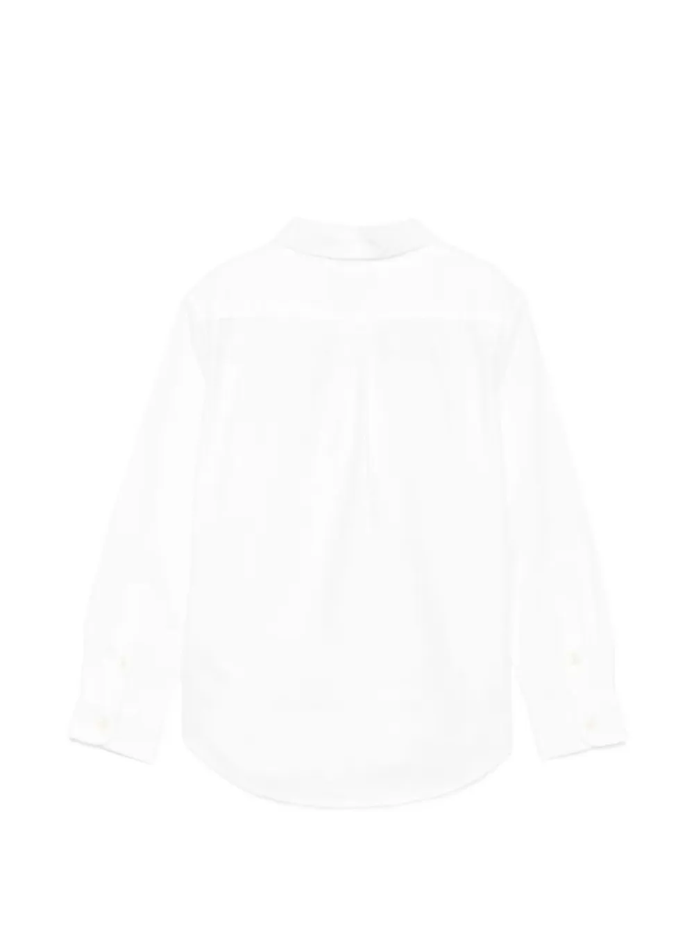 POLO RALPH LAUREN KIDS Shirt met geborduurd logo en knopen Wit
