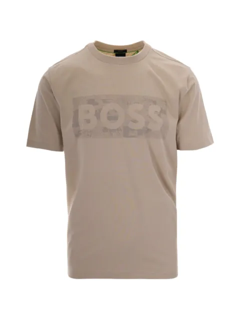 BOSS logo-print crew-neck T-shirt