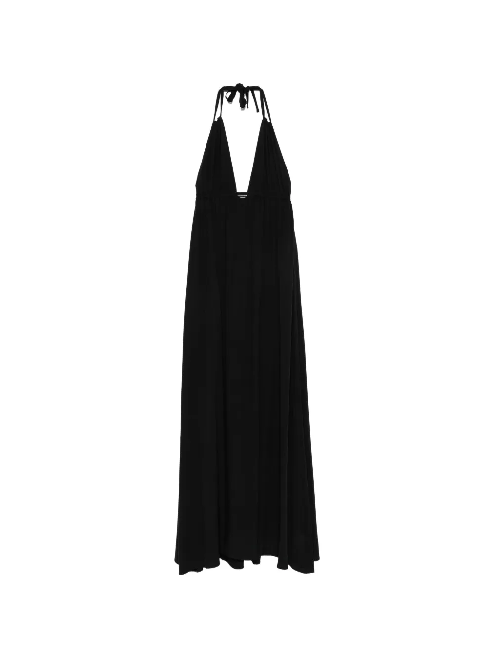 MOUTAKI open-back maxi dress - Nero