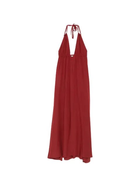 MOUTAKI halterneck maxi dress