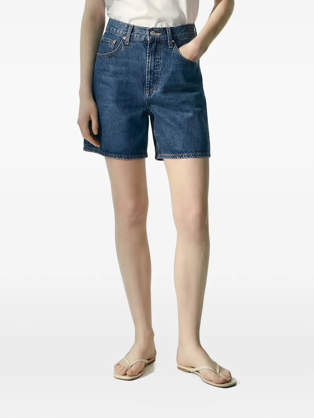 Hey Joanie Ruimvallende shorts Blauw