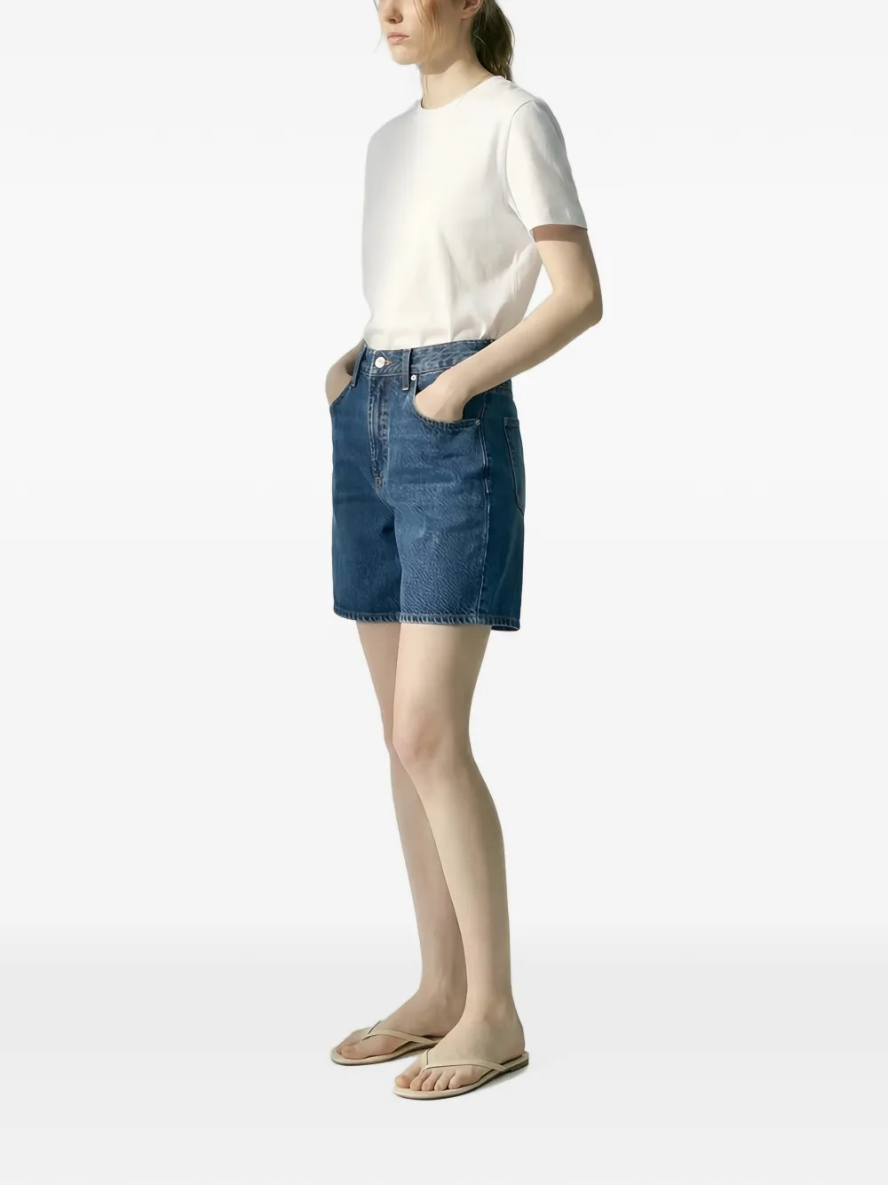 Hey Joanie Ruimvallende shorts Blauw