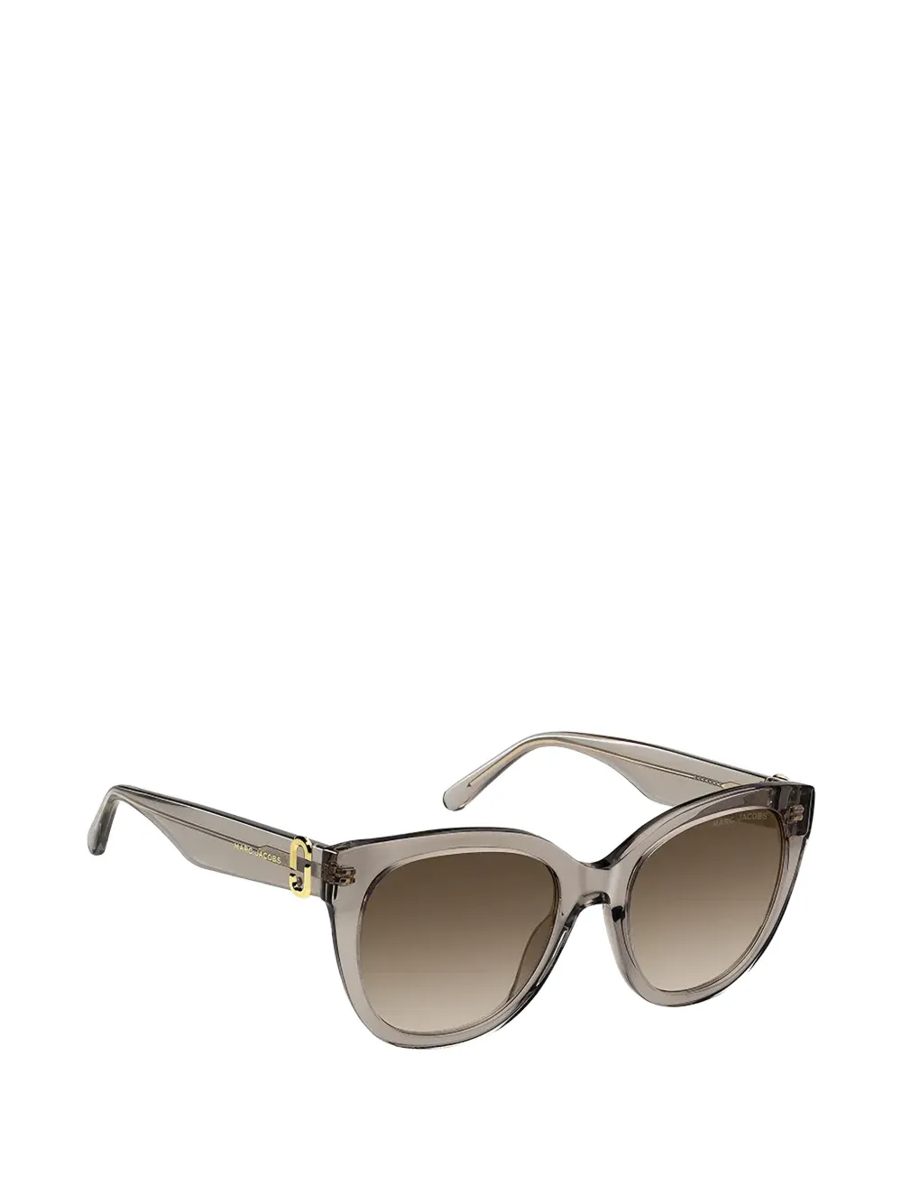 Marc Jacobs Eyewear logo-plaque cat-eye sunglasses Grijs