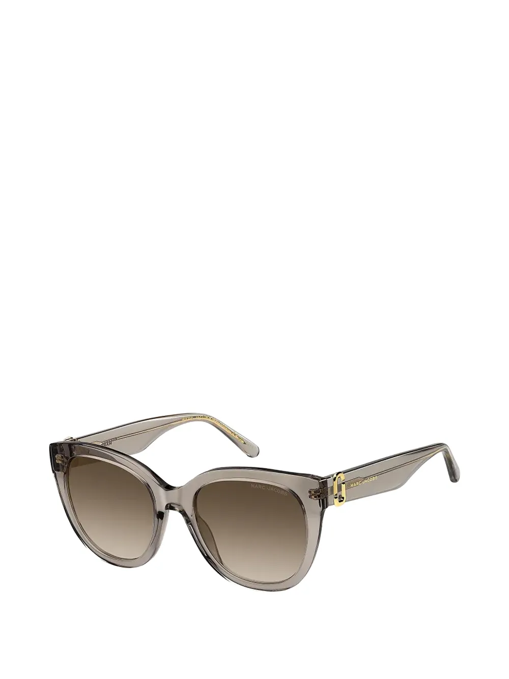 Marc Jacobs Eyewear logo-plaque cat-eye sunglasses Grijs