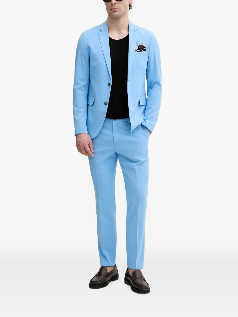 Lindbergh Pak met enkele rij knopen Blauw