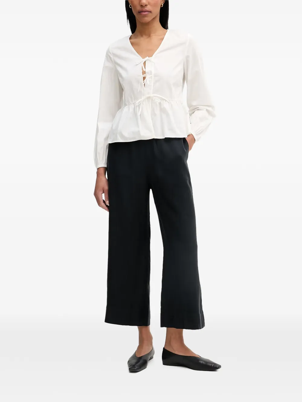 Marc O'Polo Peplum blouse Wit