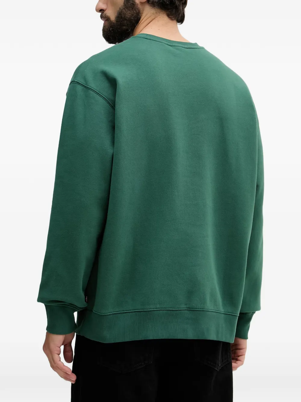 Levi's Sweater met logodetail Groen