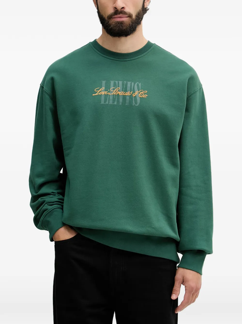 Levi's logo-detail crew-neck sweatshirt