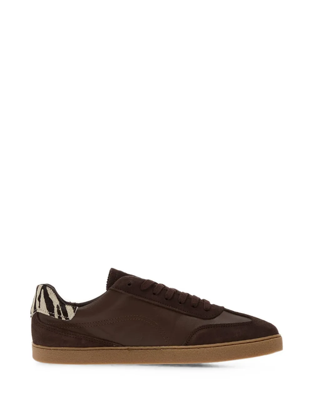 GROUNDIES Panama panelled sneakers - Braun