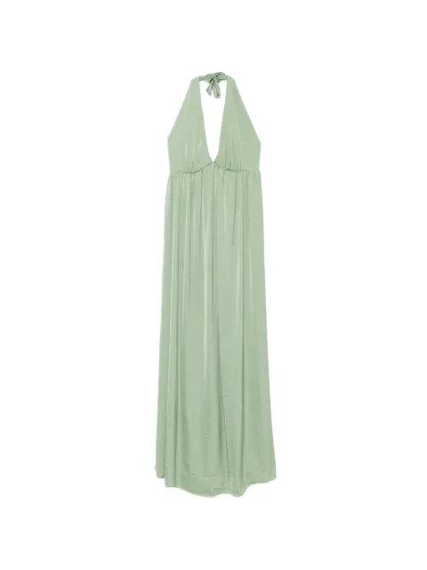 MOUTAKI halterneck maxi dress