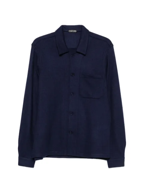 TOM FORD patch-pocket button-up shirt