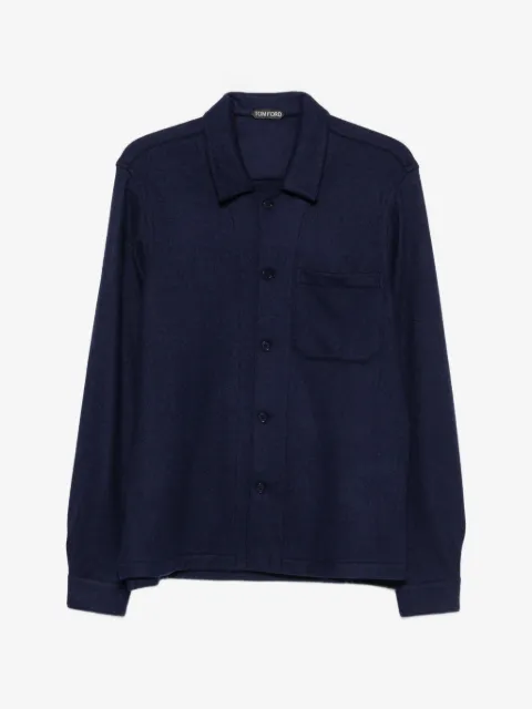 TOM FORD patch-pocket button-up shirt