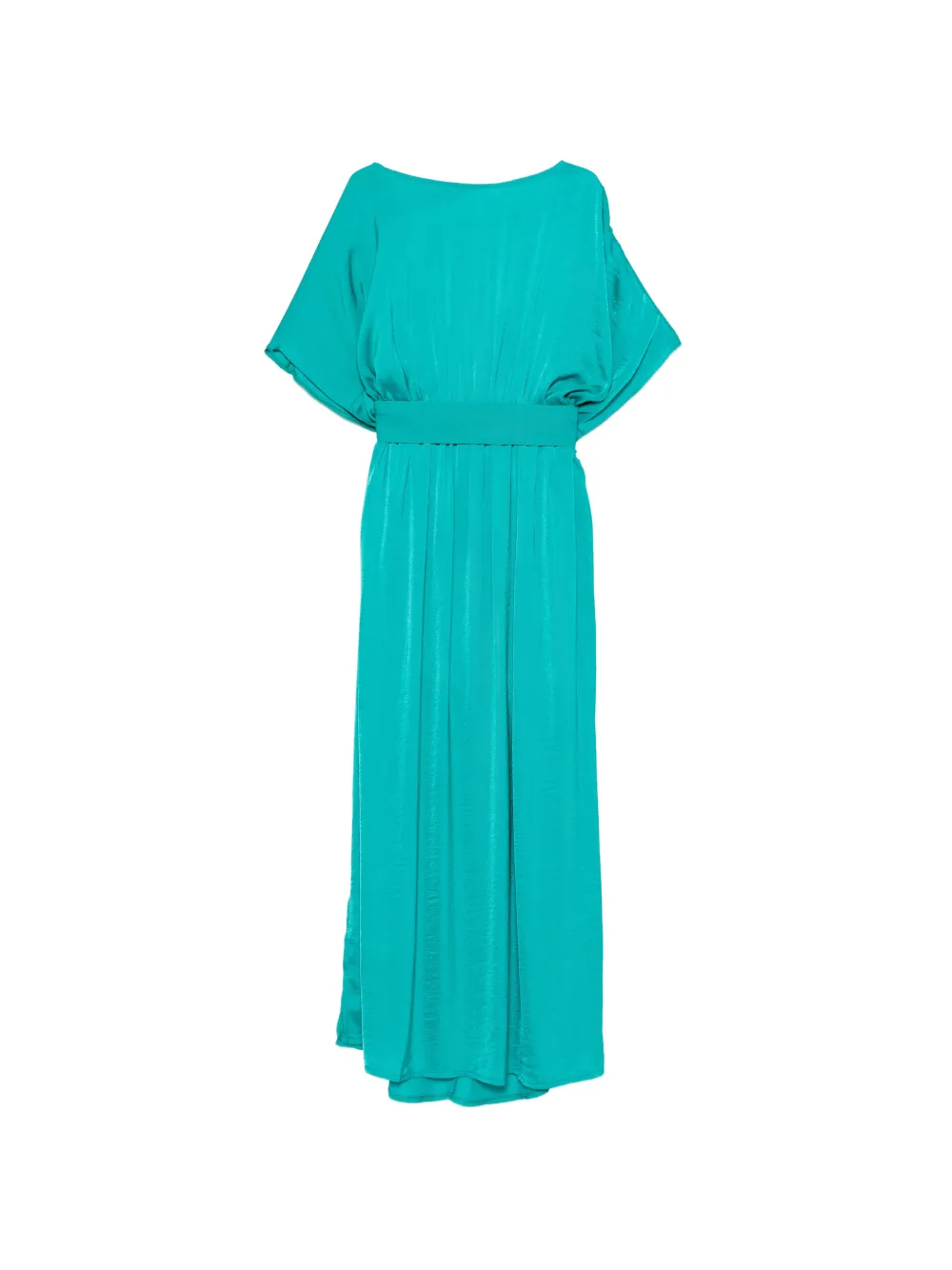 MOUTAKI belted maxi dress - Verde