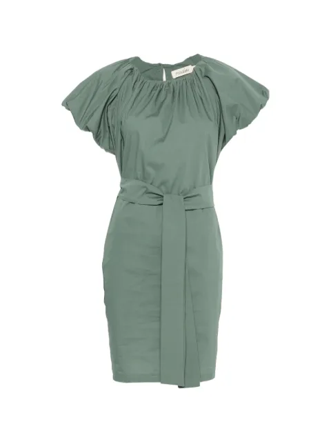 MOUTAKI vestido con cinturón y mangas farol