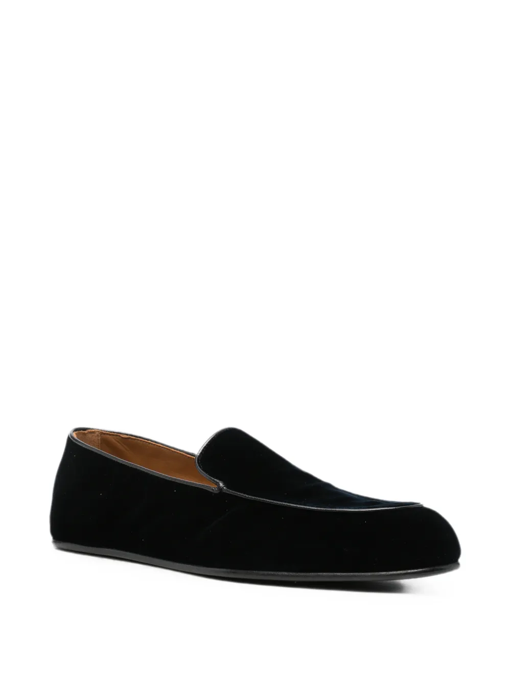 TOM FORD piped velvet loafers Blauw