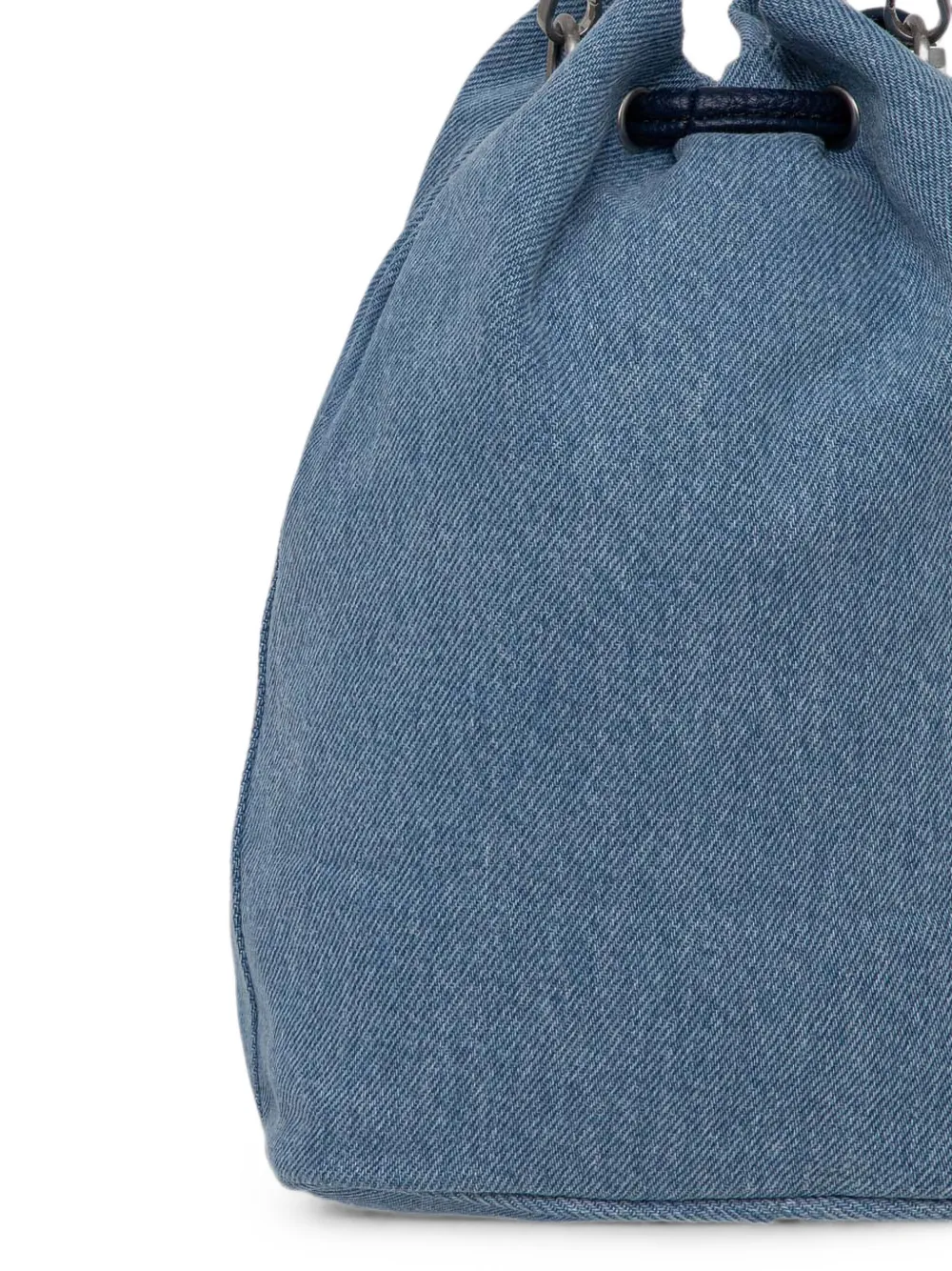 Levi's Denim bucket-tas met trekkoord Blauw