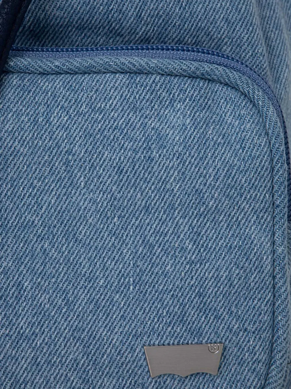 Levi's Denim bucket-tas met trekkoord Blauw