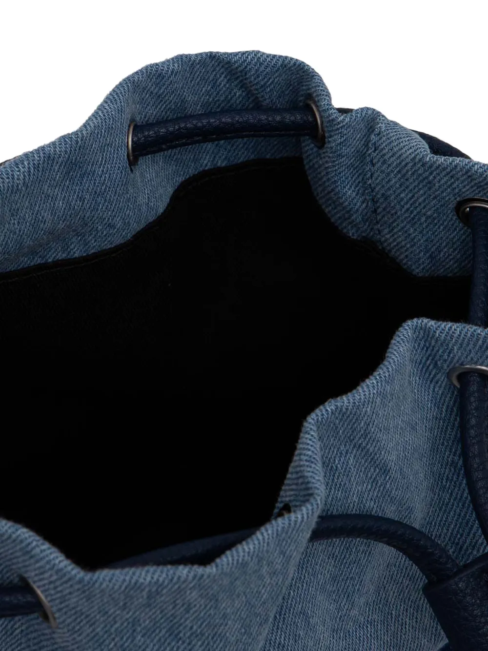 Levi's Denim bucket-tas met trekkoord Blauw