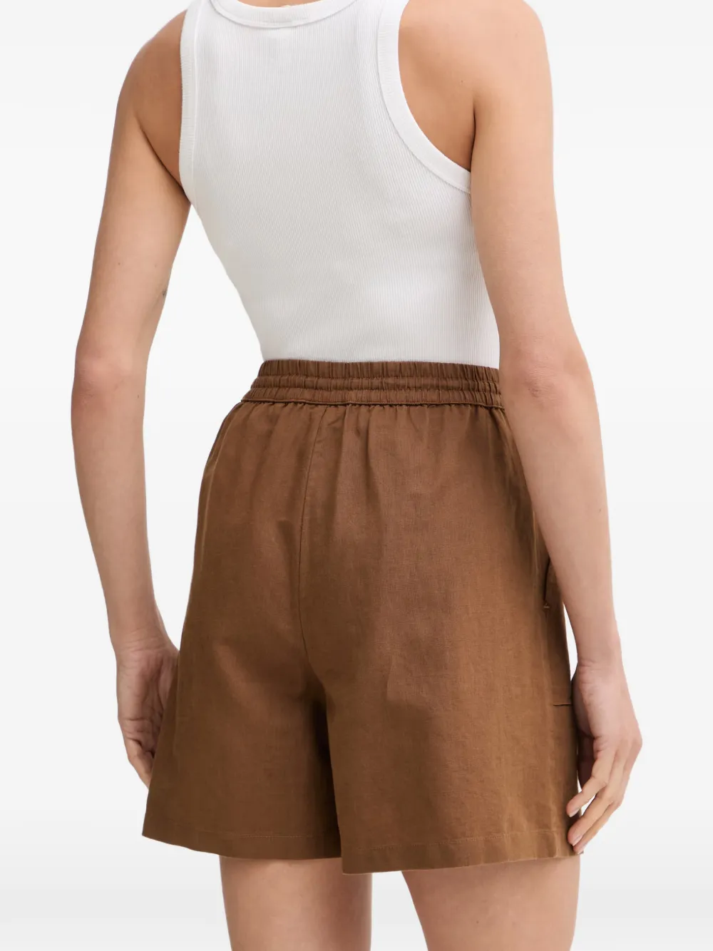 Marc O'Polo drawstring patch-pocket shorts Bruin